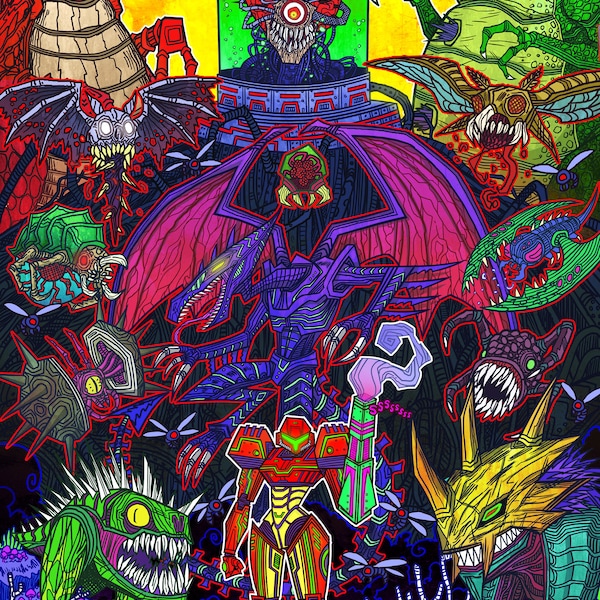 Metroid 11x17 print