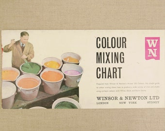 Oil Paint Colour Mixing Chart - Winsor and Newton