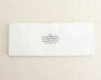 The Hughes Owens Co Ceramic Five Division Paint Palette