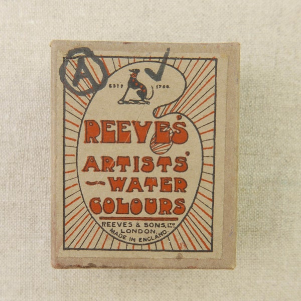 Reeves and Sons - Artists' Watercolour Card Box Only