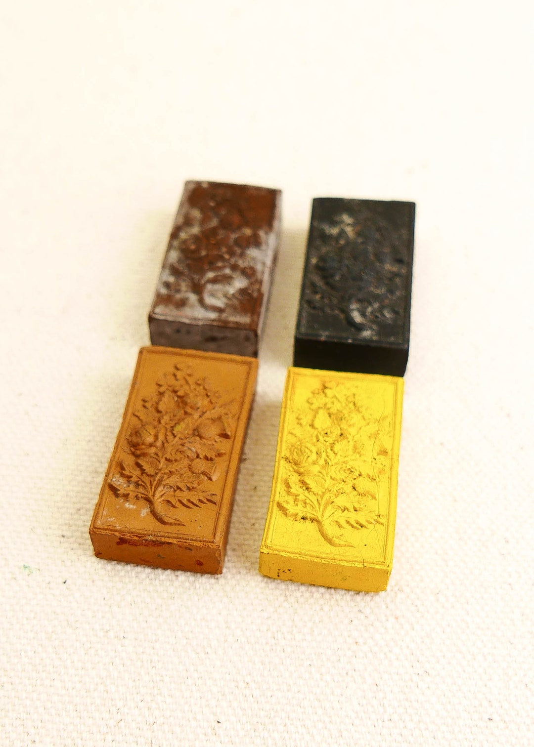 W Muller Set of Four Victorian Antique Water Colour Paint Etsy