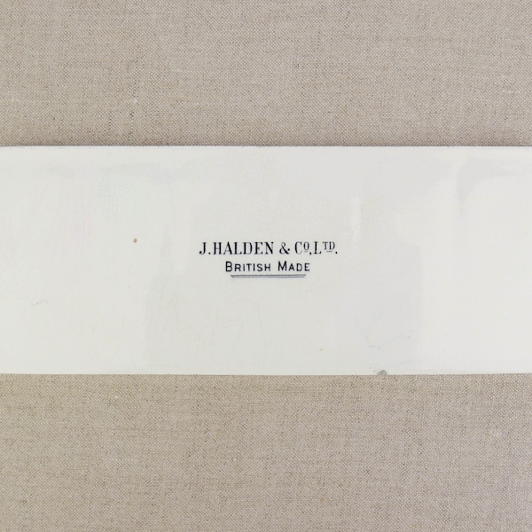 J Halden and Co Ceramic Six Division Paint Palette