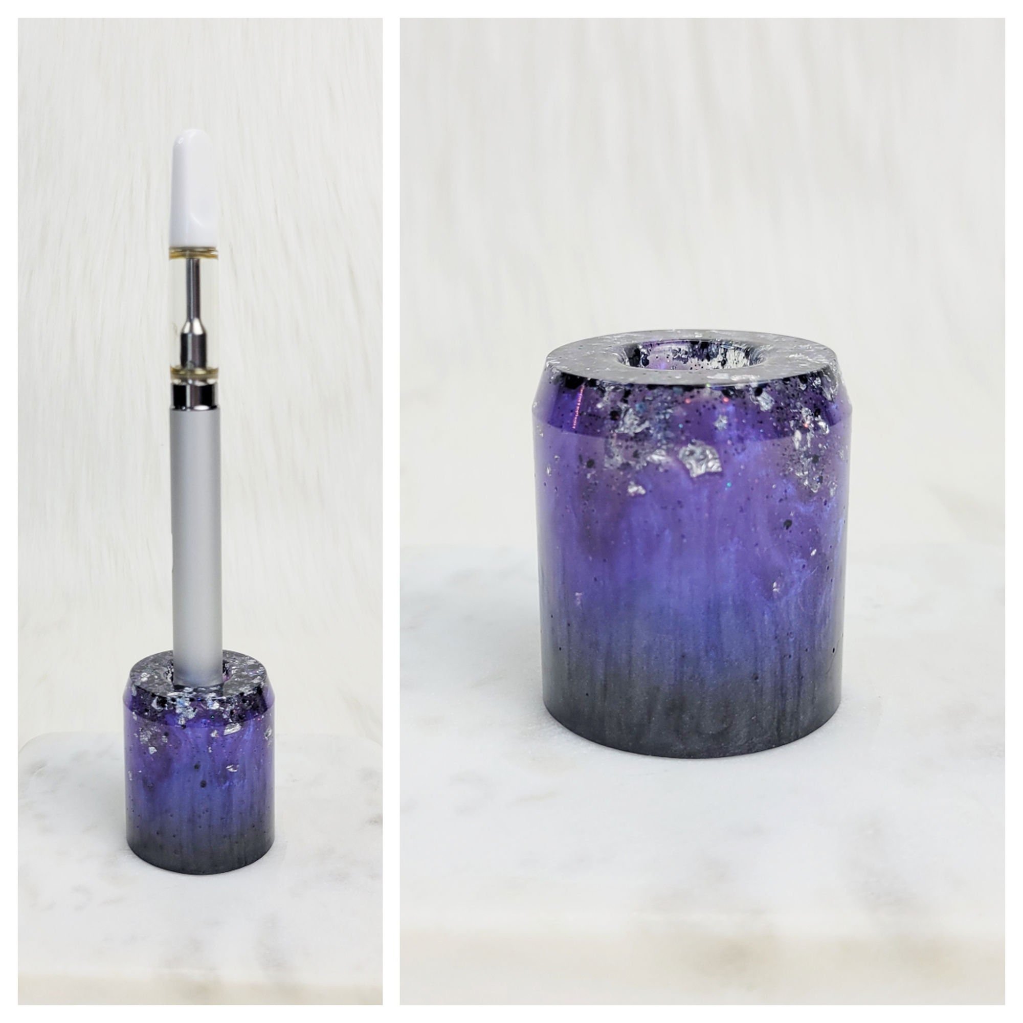  Tesseract Vape Pen Stand (Shiny Purple) : Handmade Products