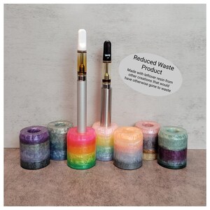 Vape Pen Stand Vape Pen Holder Handmade Reduced Waste Product Made With  Leftover Resin Single Vape Pen Stand Toothbrush Holder Razor Stand - Etsy