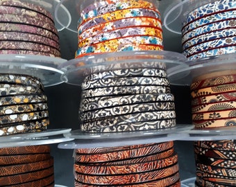 5mm Flat Leather -  High Quality Leather Cord - Made in EU