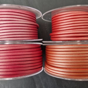 cinturino in pelle piatta europea di alta qualità da 3 mm immagine 7