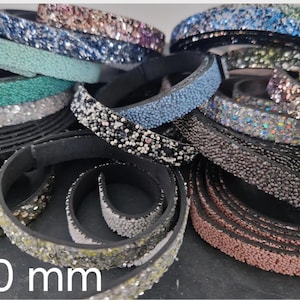 10 mm caviar and sequin strap of high European quality
