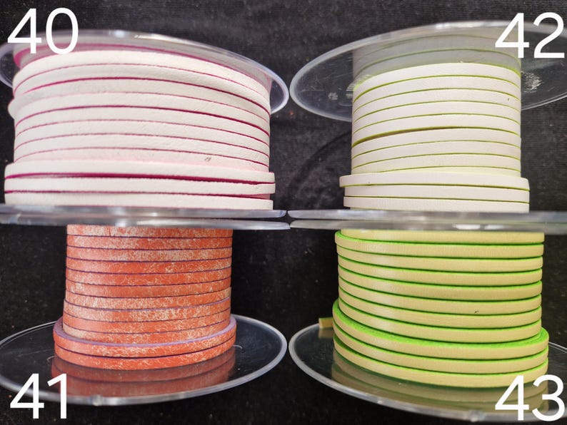 cinturino in pelle piatta europea di alta qualità da 3 mm immagine 12