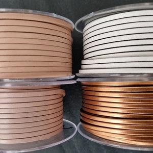 cinturino in pelle piatta europea di alta qualità da 3 mm immagine 9