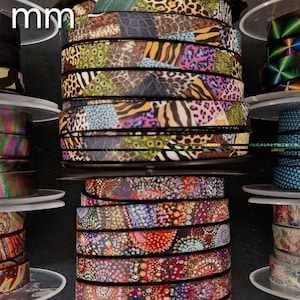 10 mm flaches Lederarmband, hochwertiger europäischer Druck