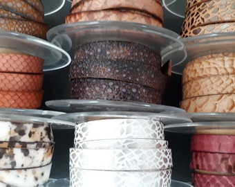 10 mm Flat Leather -  High Quality Leather Cord - Made in EU