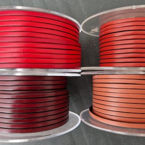 cinturino in pelle piatta europea di alta qualità da 3 mm immagine 4