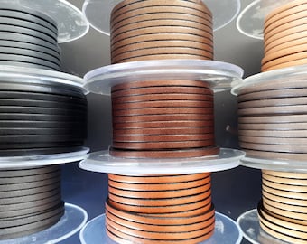 cinturino in pelle piatta europea di alta qualità da 3 mm