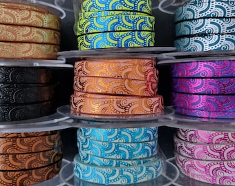10 mm Flat Leather -  High Quality Leather Cord - Made in EU