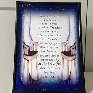 Save me a seat in Heaven -  digital download