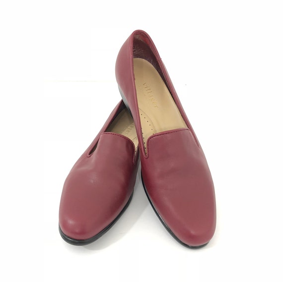 burgundy dress shoes womens