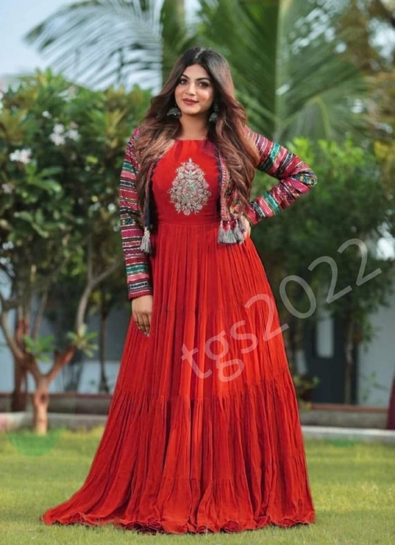 Wedding New Designer Anarkali Dress Bollywood Party Wear Gown ethnic LD2878  | eBay