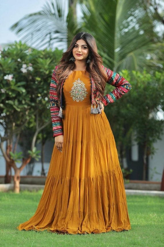 Buy Maxi Dress Long Party Wear Gown Kurta Sets for Women Party Wear for  Women Indian Ethnic Wear Indian Wedding Wear Anarkali Dress Online in India  - Etsy
