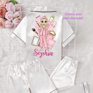 Personalised silk pyjamas kids 2025