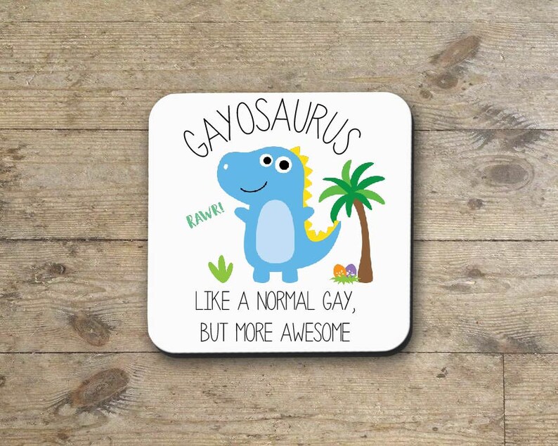 GAY MUG | Gay Gift | Gayosaurus| Gay Dinosaur| Funny Gay Pride Mug ...