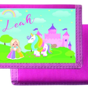 Cartera Unicornio Personalizada / Monedero Unicornio Infantil / Monedero Infantil / Monedero Rosa / Monedero Unicornio / Monedero Rosa para Niñas / Regalo para Niños / Unisex