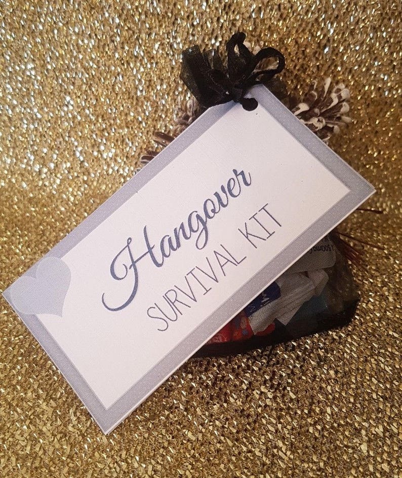 Hangover Kits Survival Kits Wedding Favours Hen do gifts Etsy