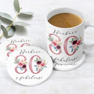 Tasse zum 80er Geburtstag | 80er und Fabelhaftes | Alles Gute zum 80. Geburtstag | 80er Jahre | 80er | 80.Geburtstag Geschenk | 1944 Geschenk | Individuelle Tasse zum 80. Geburtstag