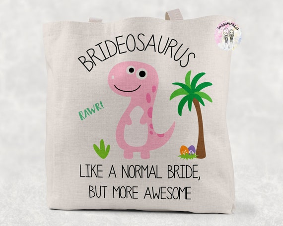 BRIDE BAG Bride and Groom Dinosaur Bags Bride Gift Dinosaur Bride Bags & Purses Handbags Shoulder Bags Brideosaurus Groomosaurus Cute Wedding Bags| Matching Bags 