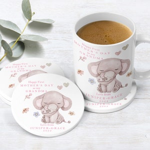 My First Mother&#39;s Day as a Grandma gift mug | First Mother&#39;s Day gift for Grandma, Nanny, Nanna, Nan, Nana|New nanny gift Keepsake from baby