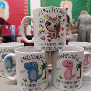HUSBAND HUBBY GIFT | Husband Mug | Hubbysaurus |Dinosaur Mug | Birthday Christmas Gift for Husband Boyfriend| Bad Influence Mug | Funny Mug image 2