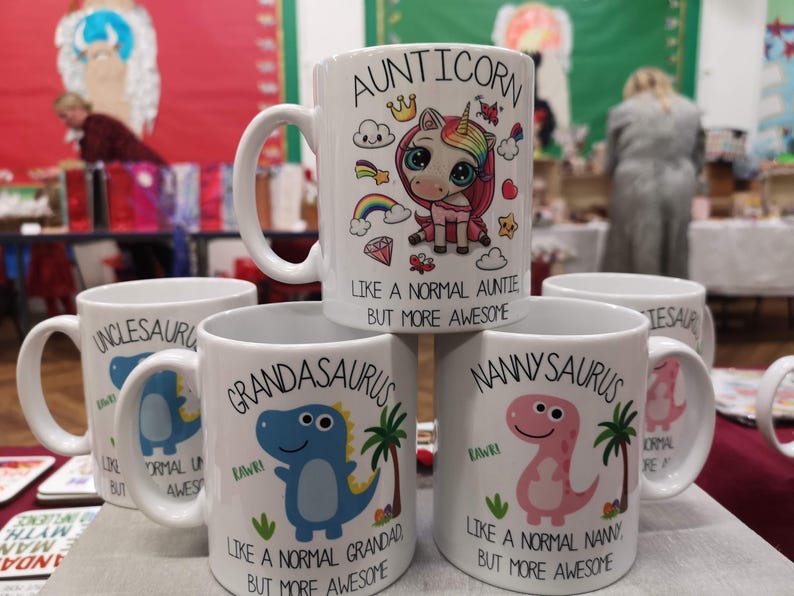 HUSBAND HUBBY GIFT | Husband Mug | Hubbysaurus |Dinosaur Mug | Birthday Christmas Gift for Husband Boyfriend| Bad Influence Mug | Funny Mug image 2