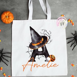 HALLOWEEN TREAT BAG | Personalised Trick or Treat Bag | Halloweening bag | Happy Halloween bag | Halloween tote bag | Boo Basket | Boo Bag