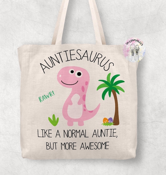TANTE GESCHENK Tante Tasche| Auntiesaurus| Tante Dinosaurier