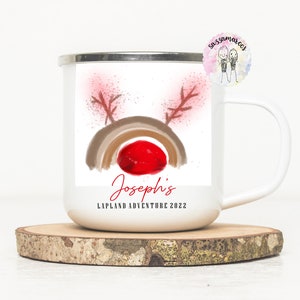 LAPLAND Gift | Santa&#39;s Lapland Camping Mug | Personalised Lapland Gift | Lapland announcement gift | Lapland Water Bottle |For daughter, son