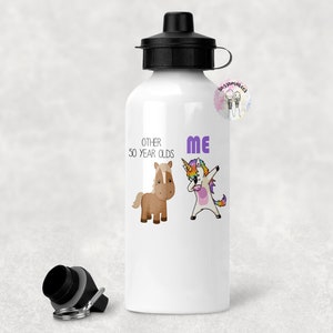 Taza de 50 cumpleaños / Otros 50 años, yo / Caballos y unicornio / Feliz 50 cumpleaños / Cincuenta / 50 / 50 / Floral 50 cumpleaños Regalo / Copa