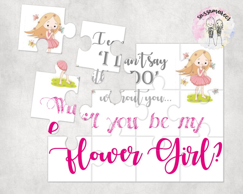 Will You Be My Flower Girl Will You Be Our Flower Girl Ask Etsy UK