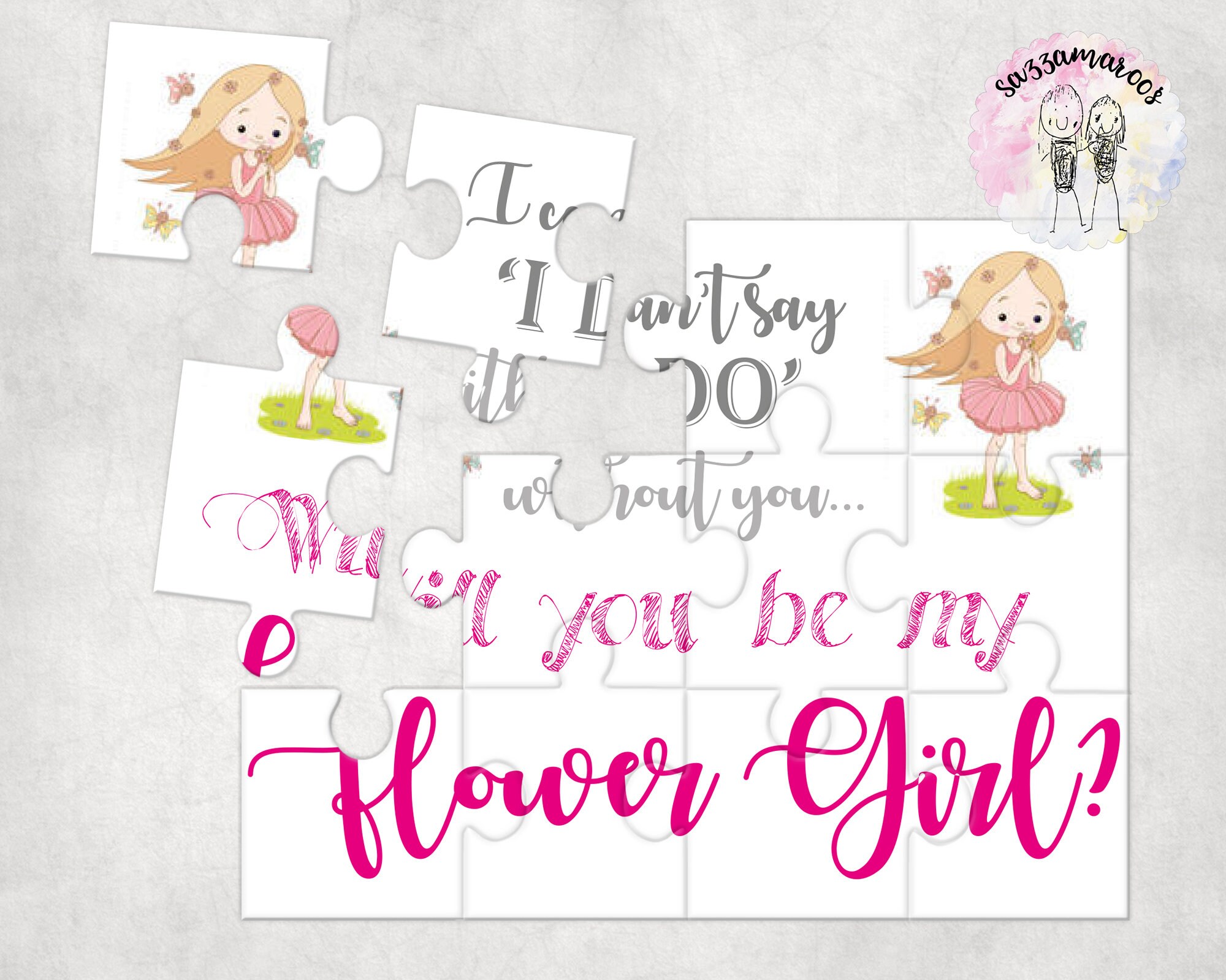 Will You Be My Flower Girl Will You Be Our Flower Girl Ask Etsy UK
