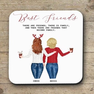 BEST FRIENDS Coaster/ 30th Friends / Best Friend's christmas mug / Bestie /30th Birthday Gift /gift for my friend / friends mug / my bestie