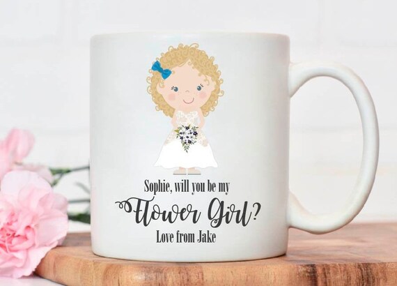 flower girl mug