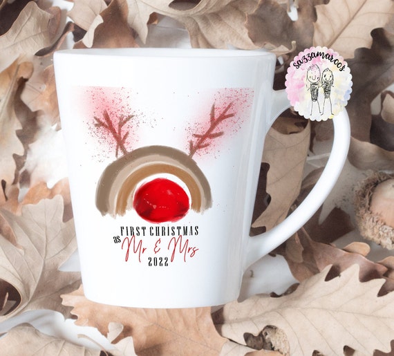 1st Christmas as Mr & Mrs Latte Mug Christmas Gift for - Etsy Canada