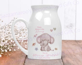 You are Blooming Beautiful Flower Pot | Mothers Day gift for Grandma Granny Nanny Nana  Gran Mummy Mum | Nanny and Me | Small Bud Posy Vase