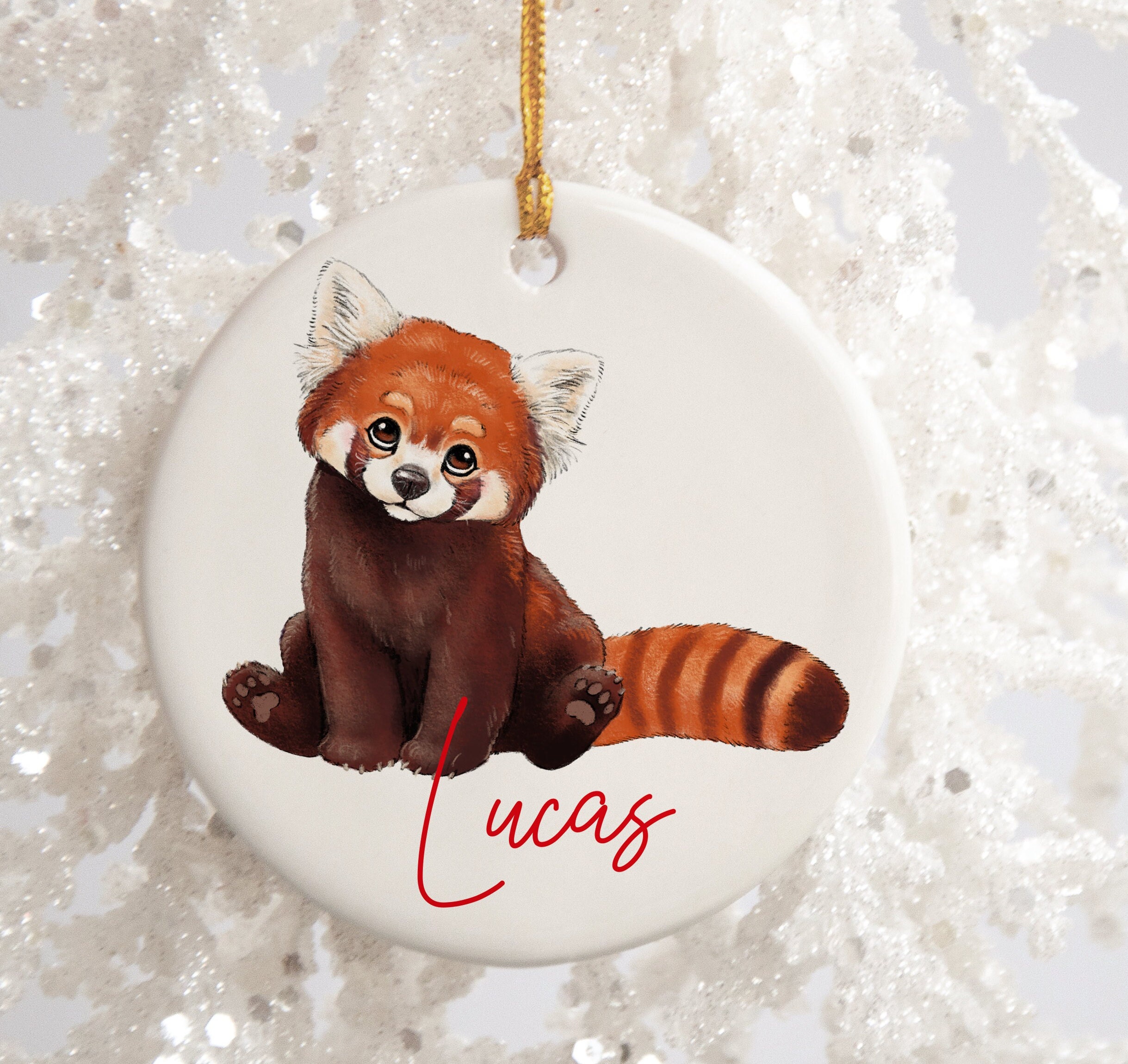 Red panda ornament - .de