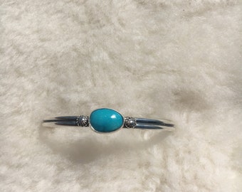 Sleeping beauty turquoise bangle s/m