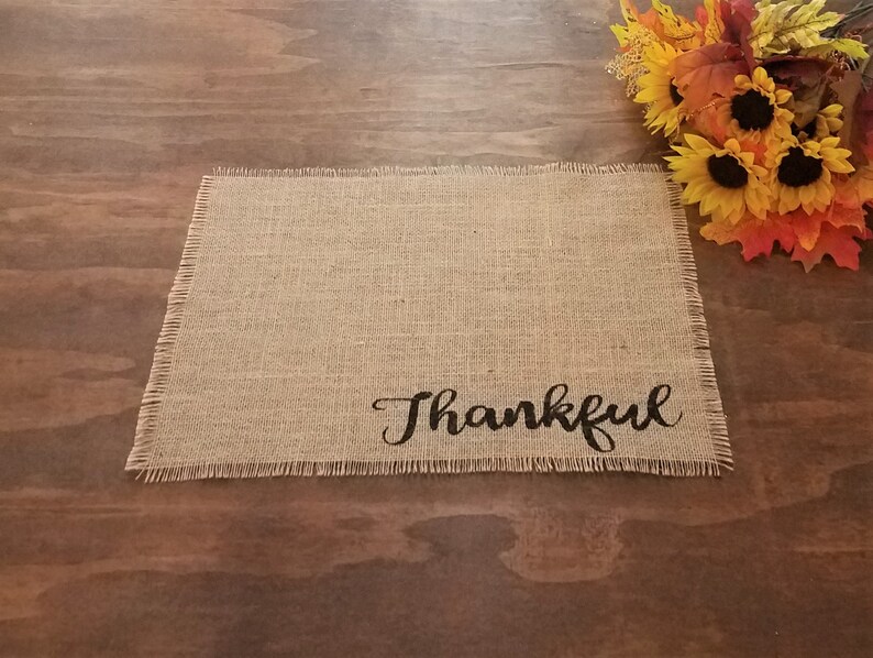 Farmhouse Placemats Fall Placemats Burlap Place Mats Rustic Etsy