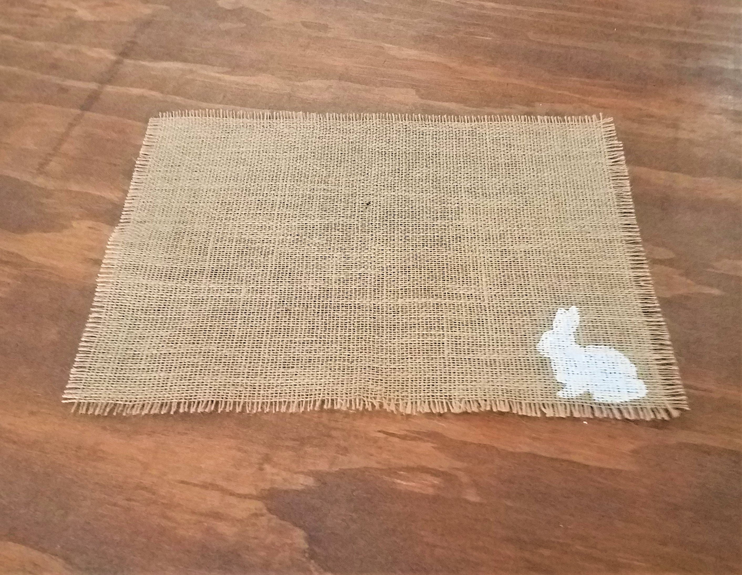 Farmhouse Spring Placemats Burlap Easter Table Decor Burlap Etsy
