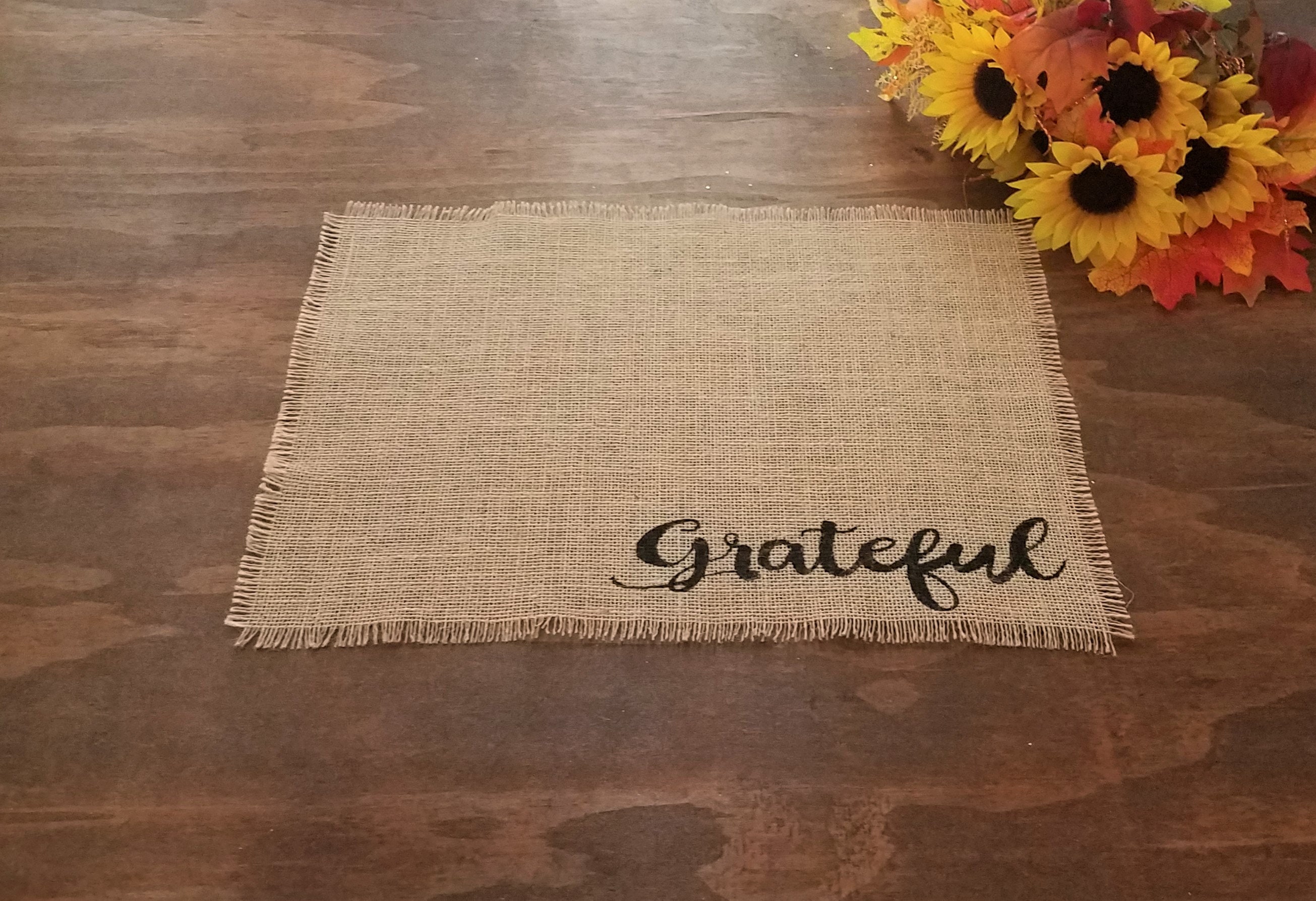 Farmhouse Placemats Fall Placemats Burlap Place Mats Rustic Etsy