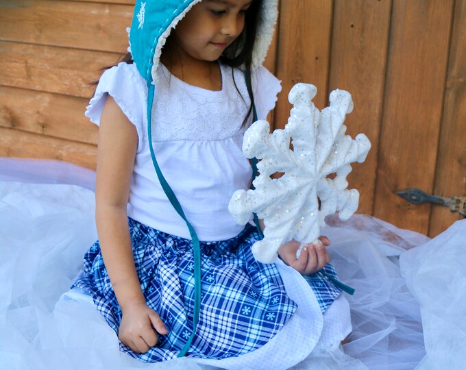 Plaid SnowFlake Skirt