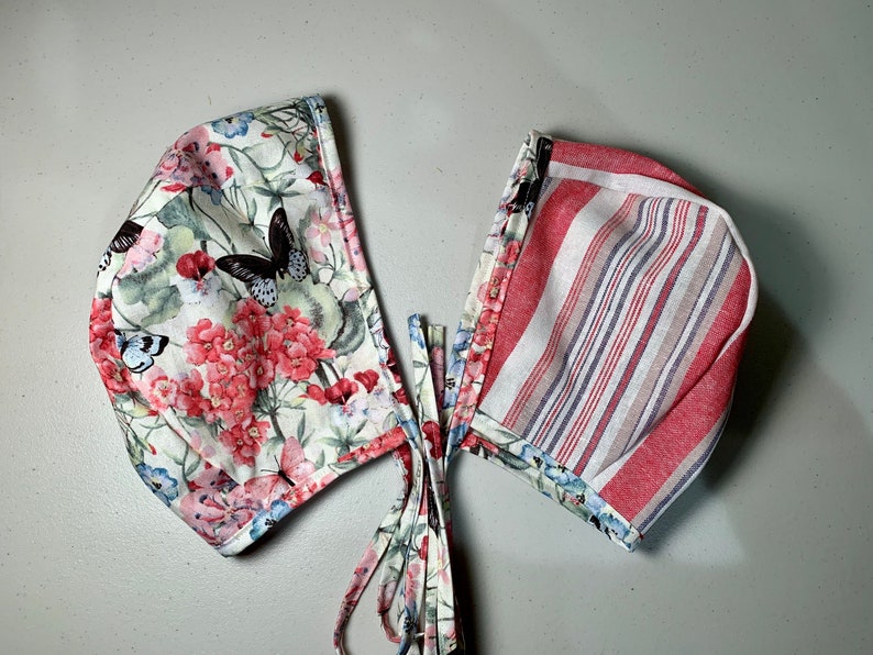 Bonnets Floral Bonnet Spring Bonnet Summer Bonnet