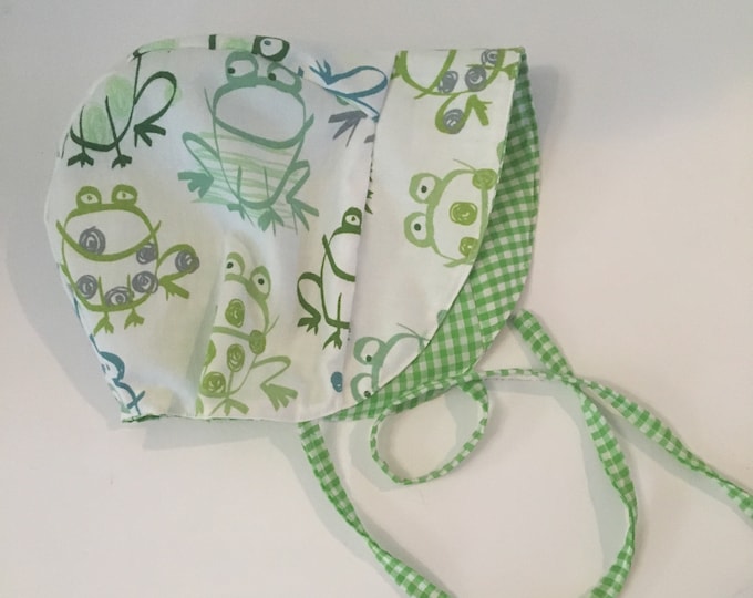 Hippity Hop Bonnet, Frog Bonnet