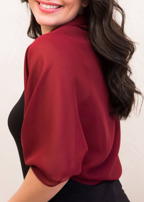 Cranberry shrug sale